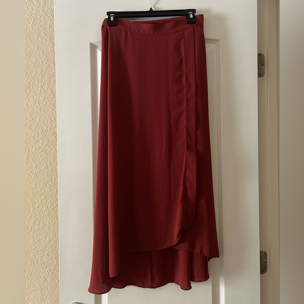 White House Black Market Rust Color Skirt